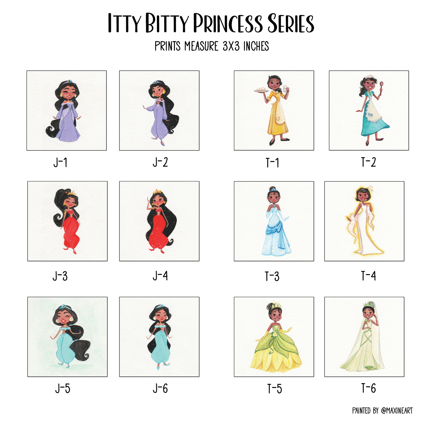 Itty Bitty Princesses - Collection 3