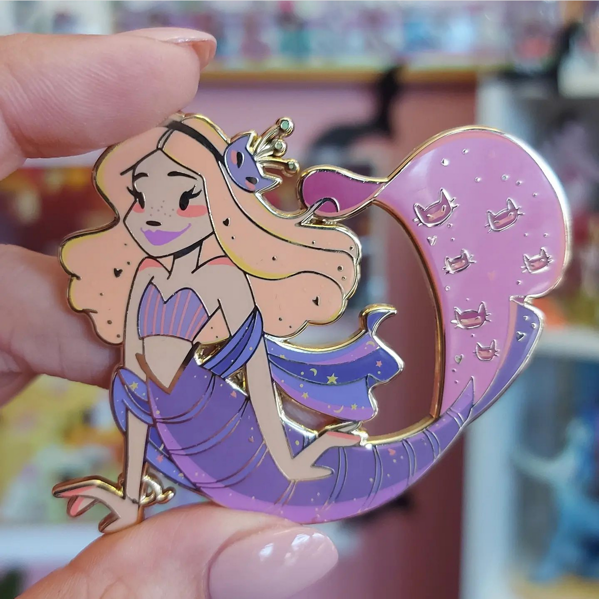 Spooky mermaid - Cat Pastel