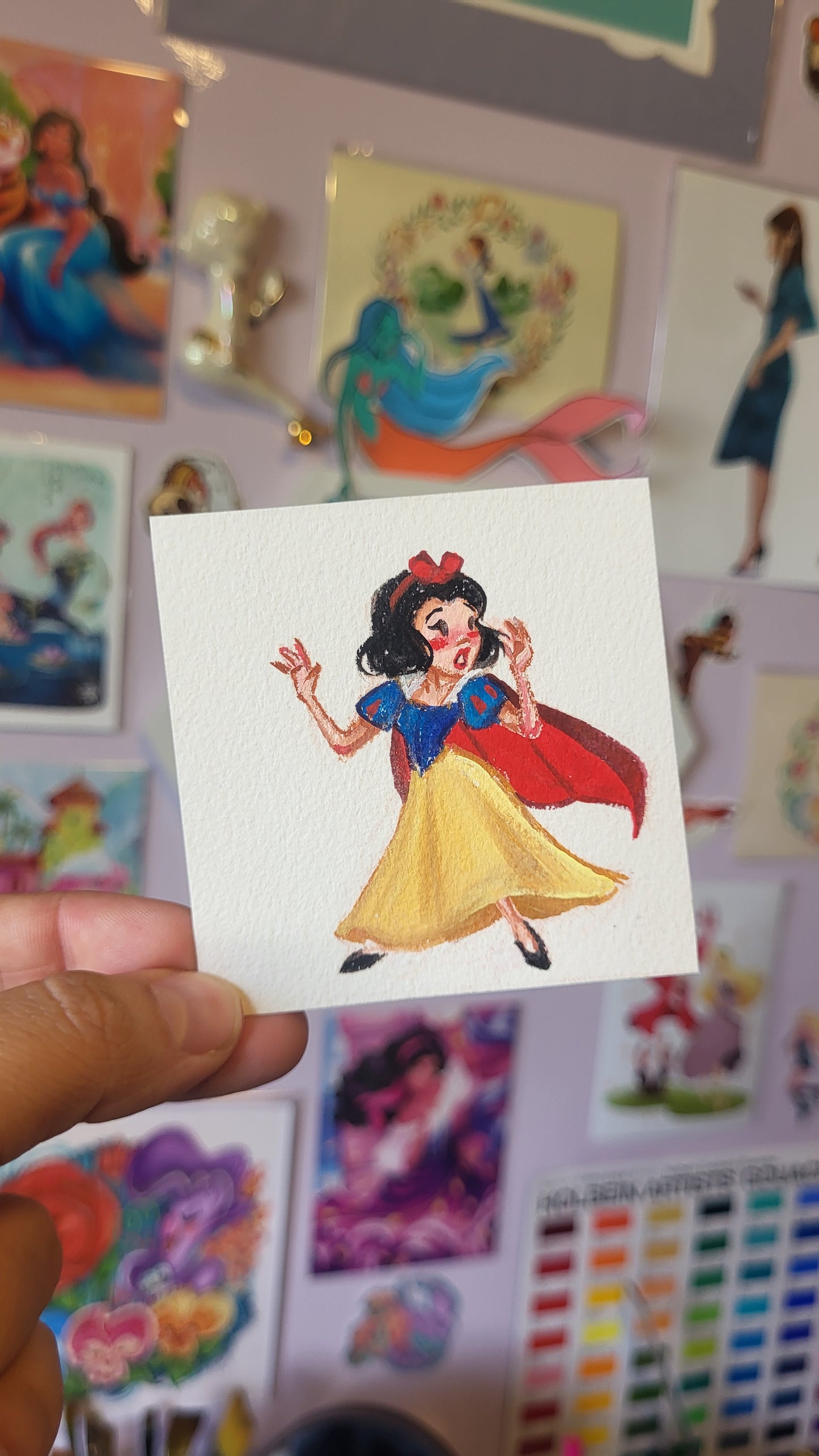 Itty bitty princess - Original Painting