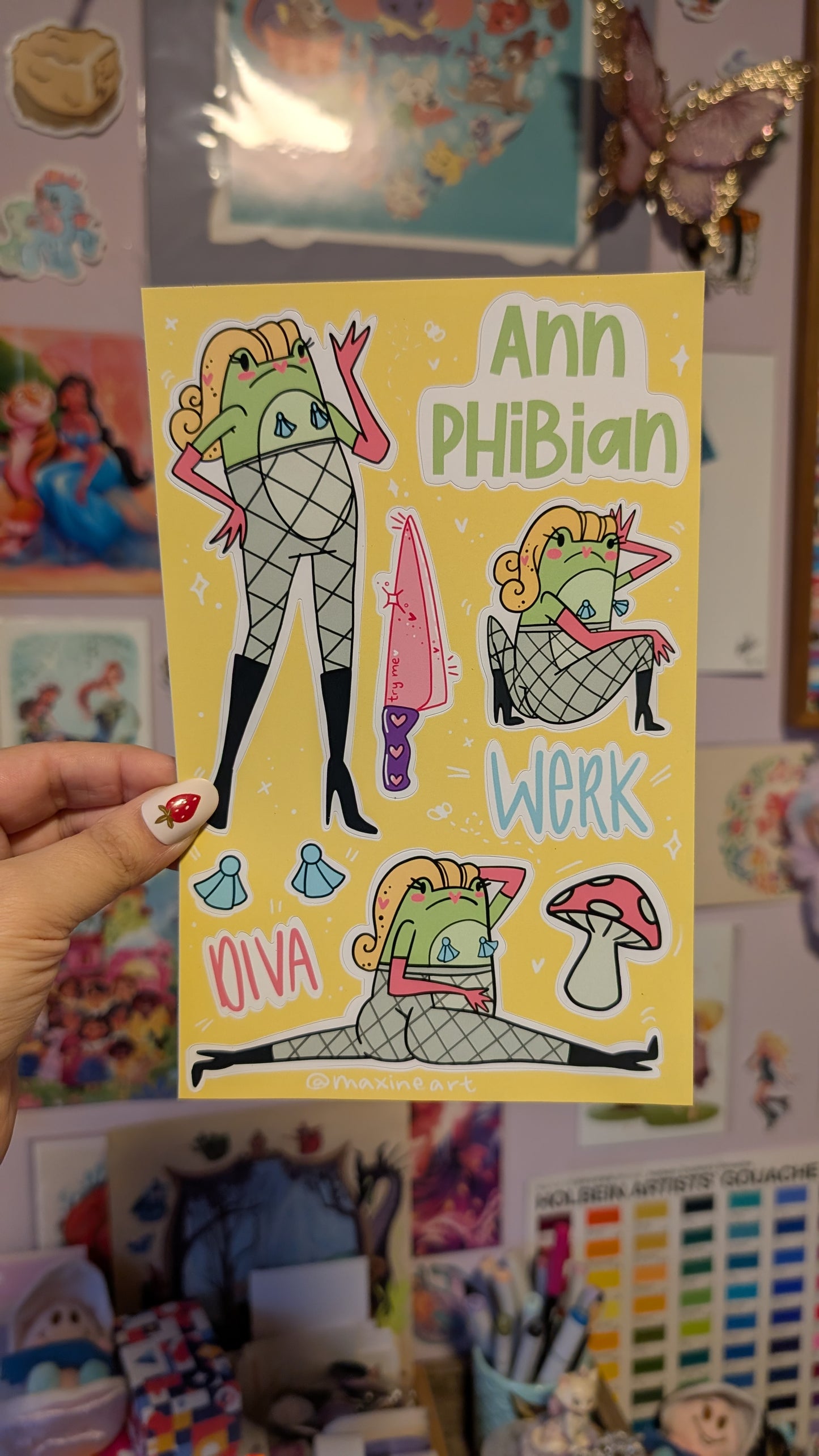 Sticker Sheet - Ann Phibian