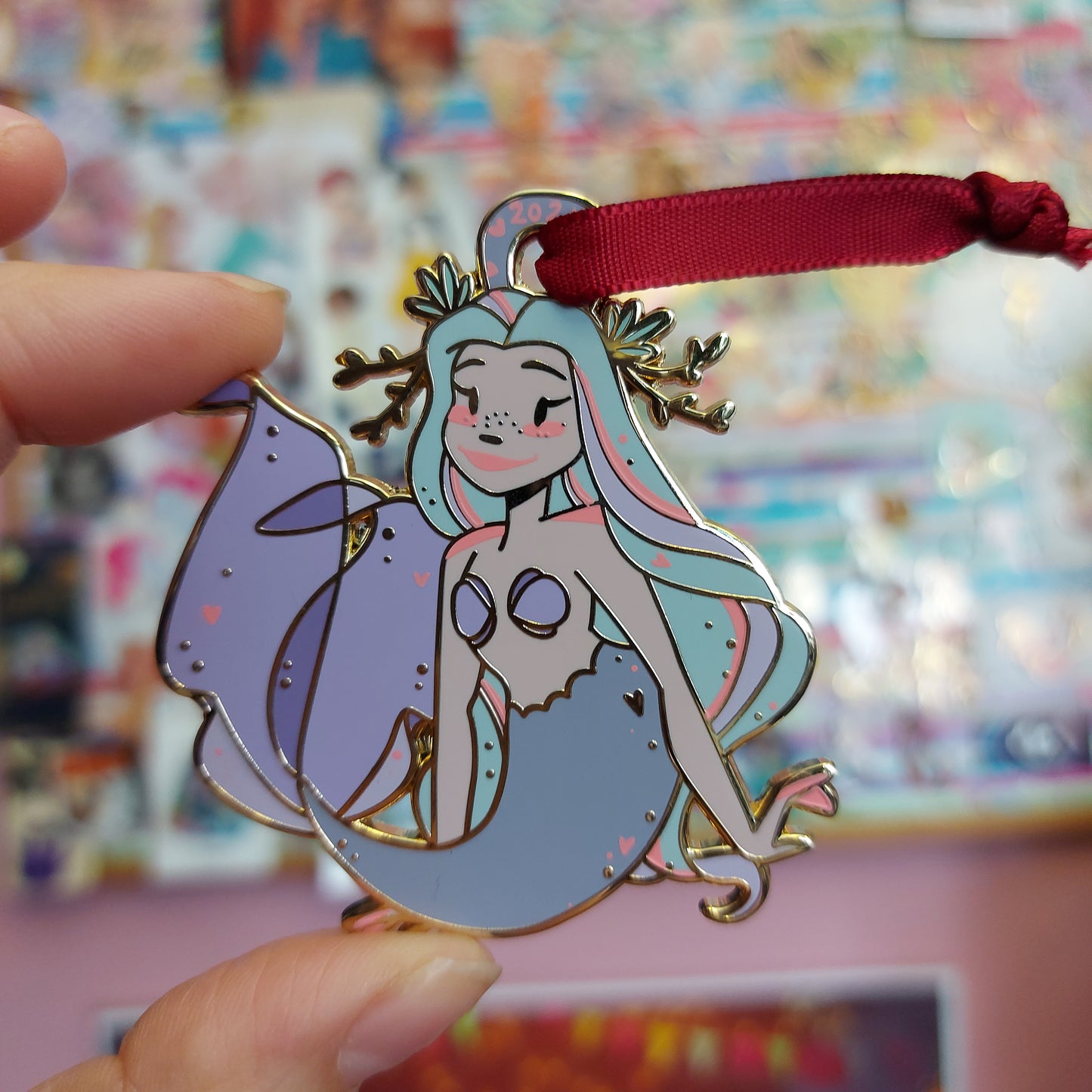 Pastel Mermaid ornament
