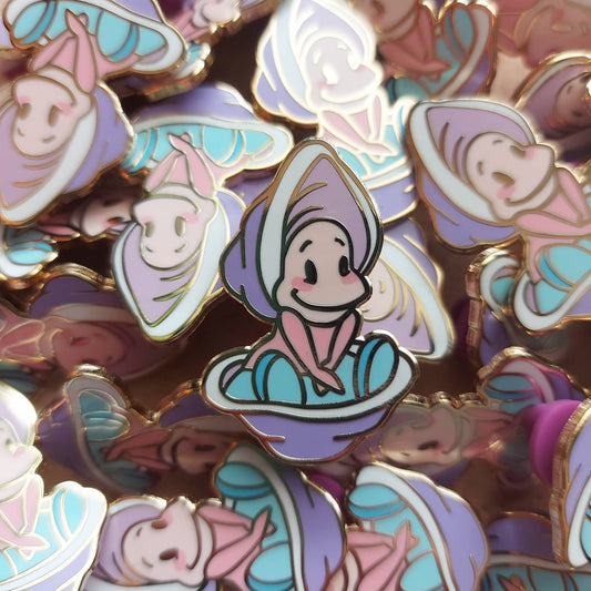 Oyster Baby - Blush pin