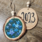 Painted Wooden Ornaments 2023