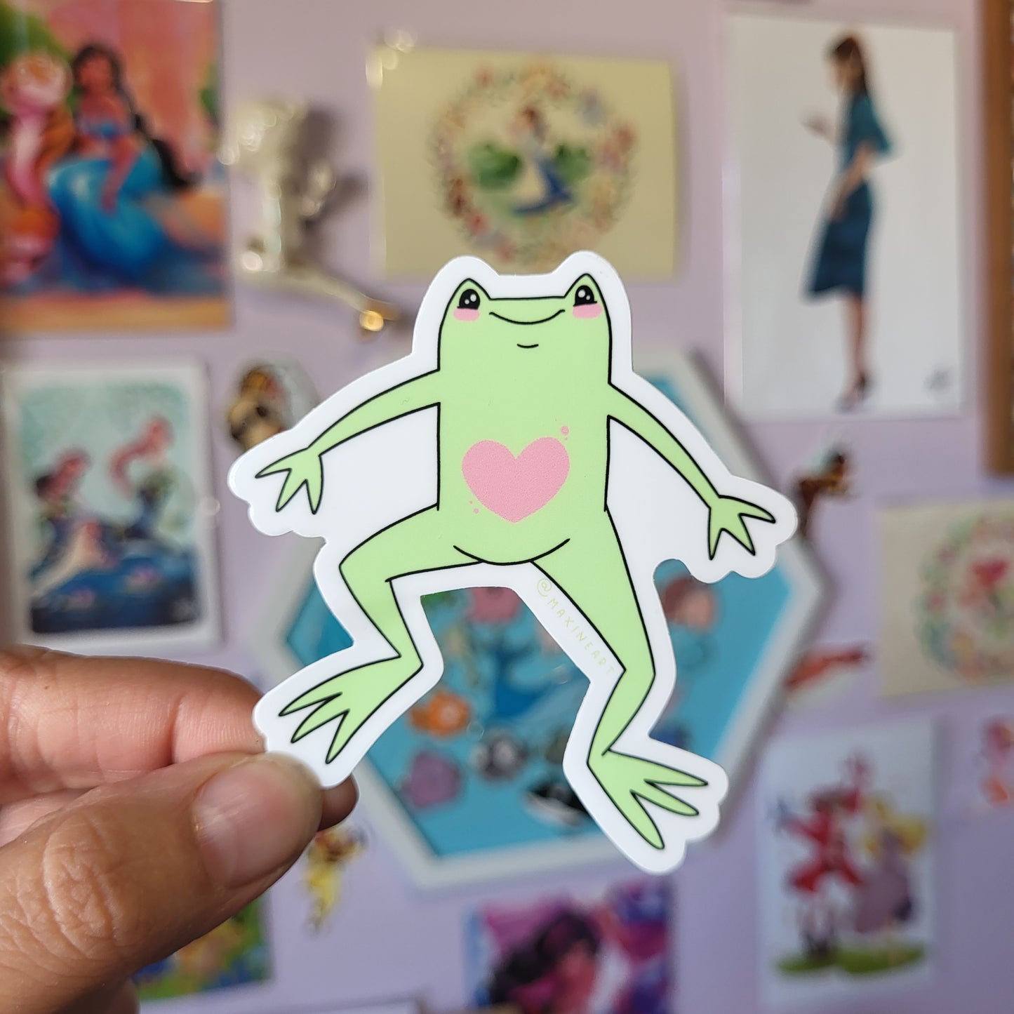 Happy Frog - Sticker