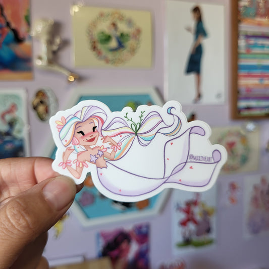 July Mermaid - Sticker