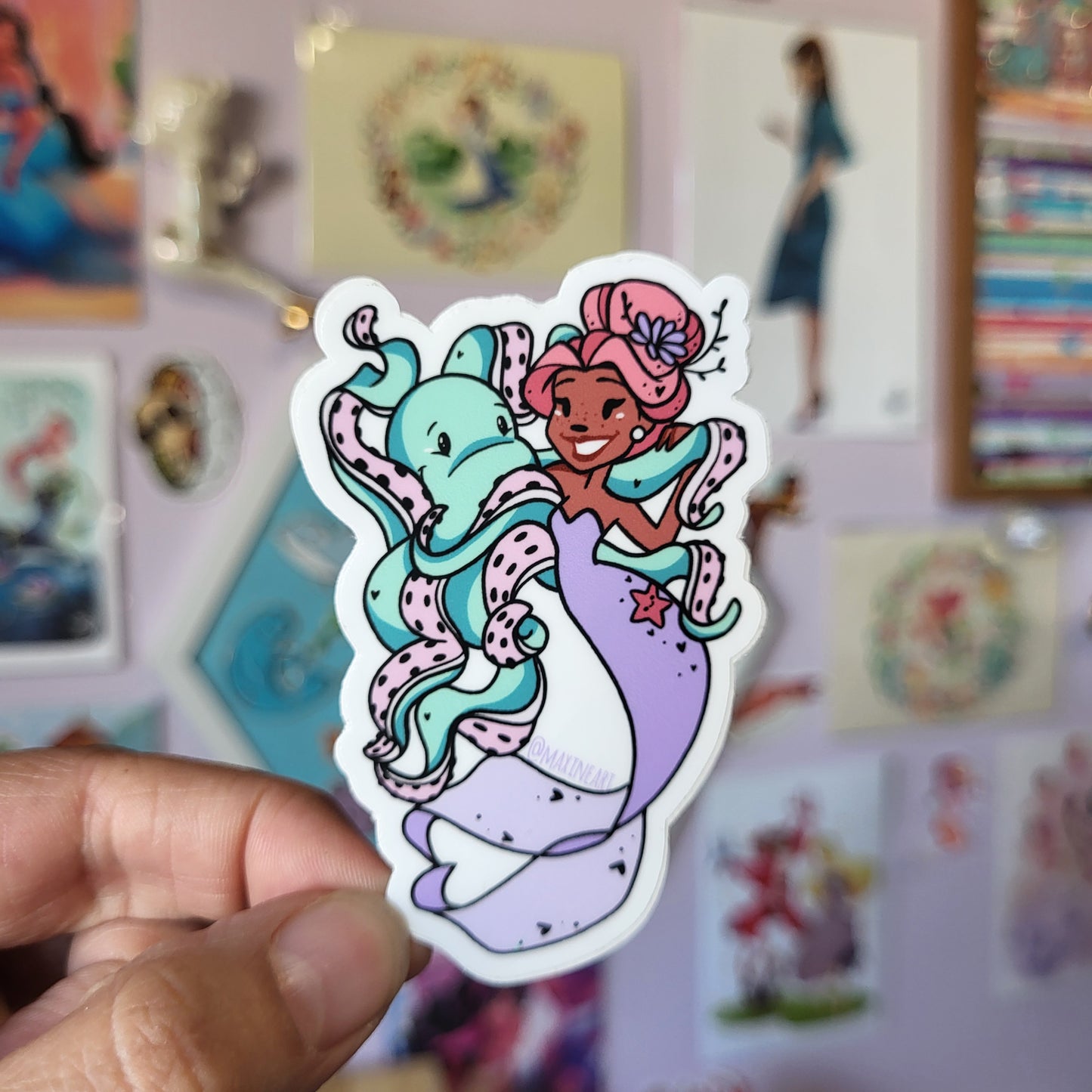 Octopus Mermaid - Sticker