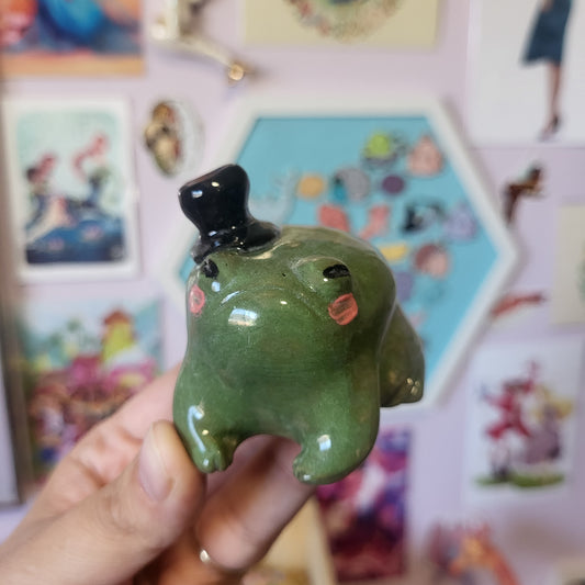 Frog Boy Figurine