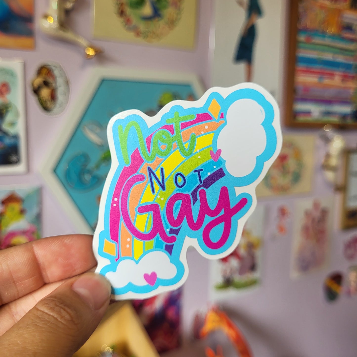 Not not gay - Sticker