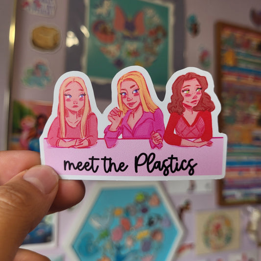 Meet the Plastics - Sticker