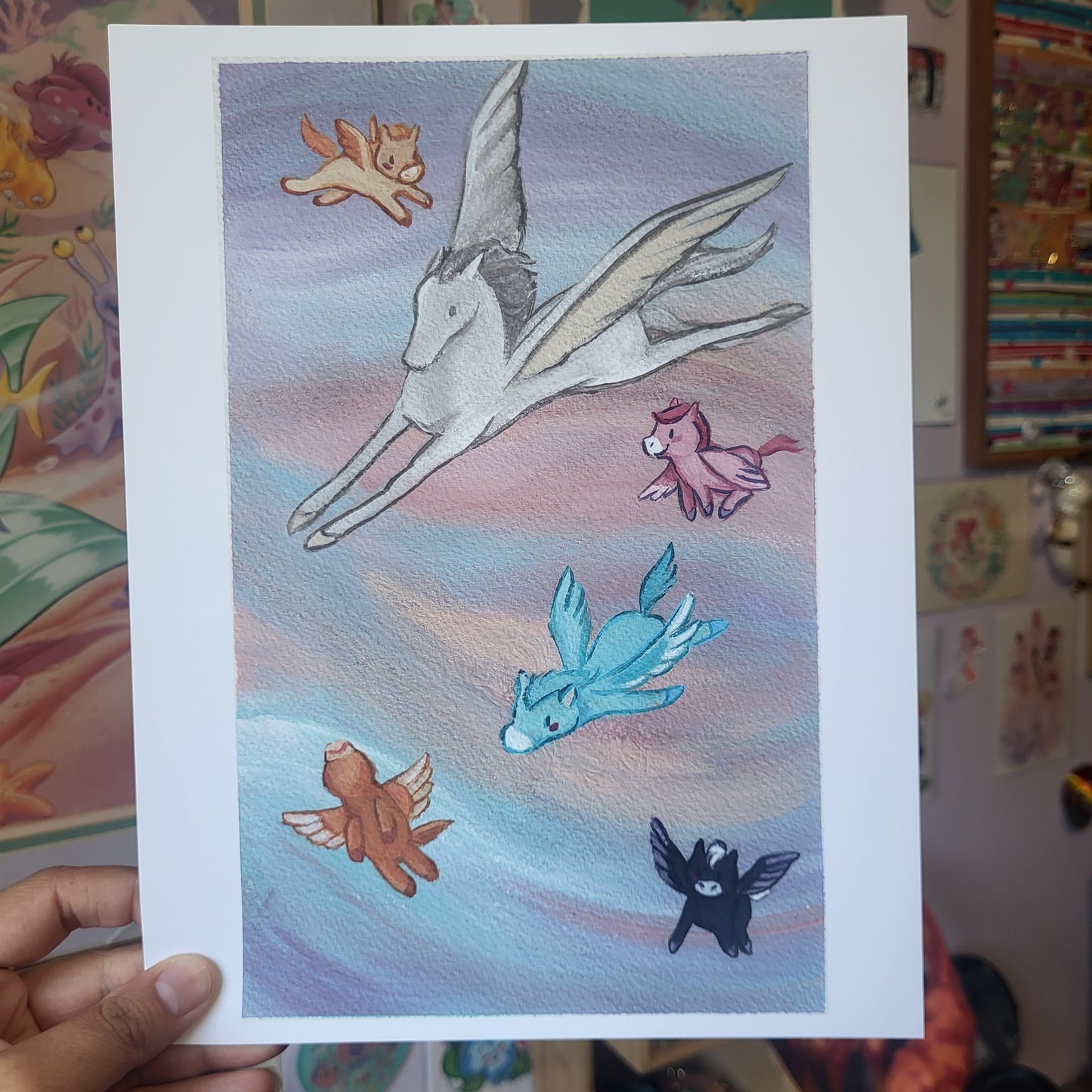 Pegasus Family Print