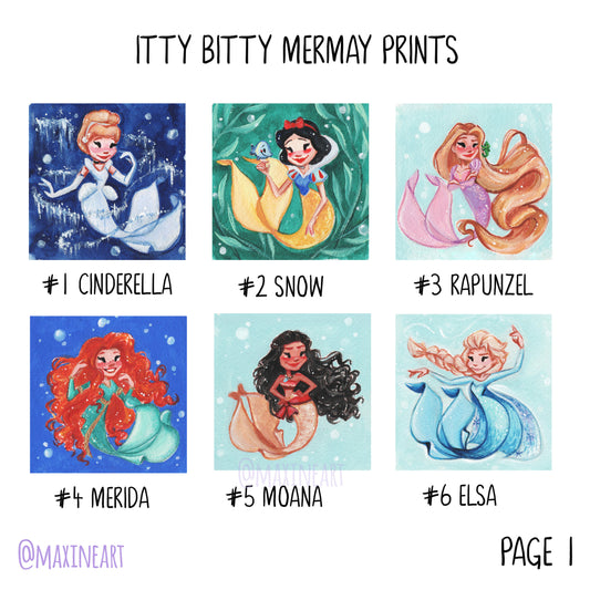 Itty Bitty Princess Mermaids