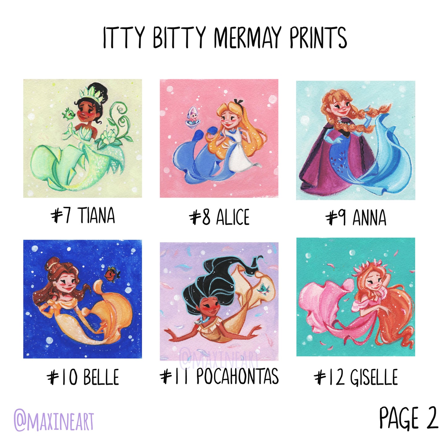 Itty Bitty Princess Mermaids