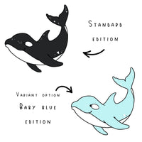 Ocean alphabet - Killer Whale pin