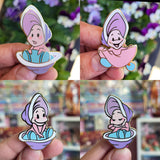 Oyster baby pin