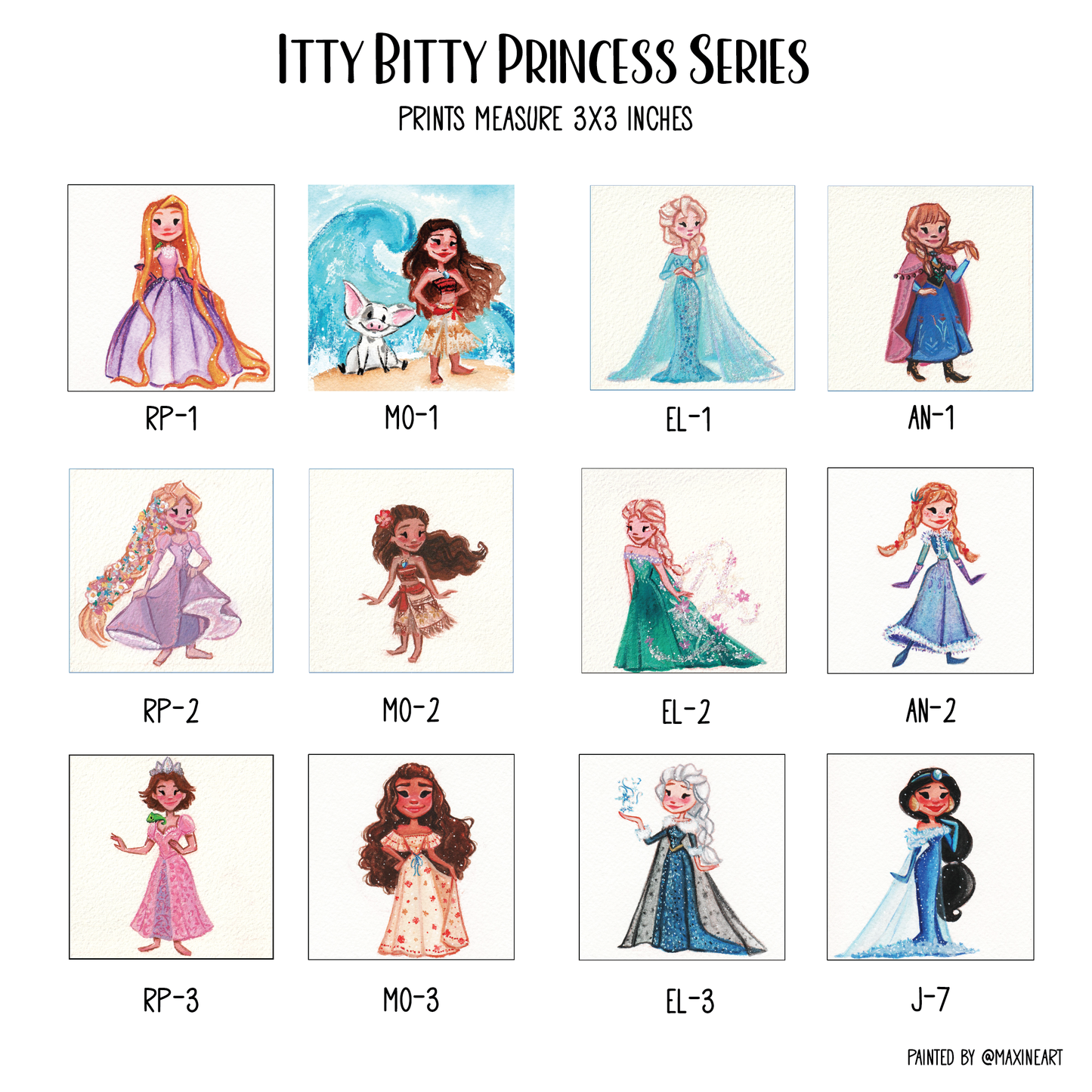 Itty Bitty Princesses - Collection 4