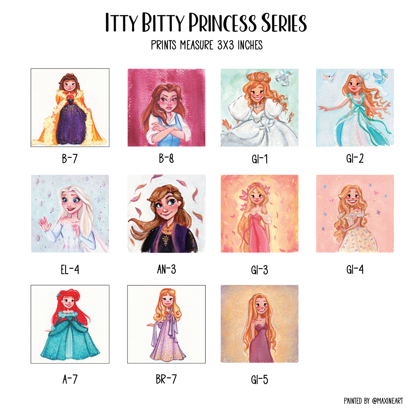 Itty Bitty Princesses - Collection 6