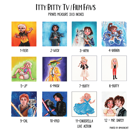 Itty Bitty TV & Film Favs