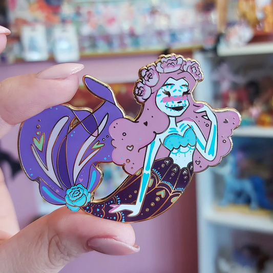 Spooky mermaid - Sugar Skull Pastel