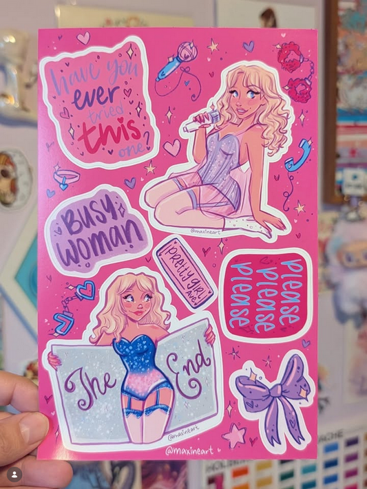 Sticker Sheet - Sabrina
