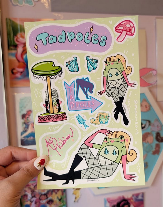 Sticker Sheet - Tadpoles