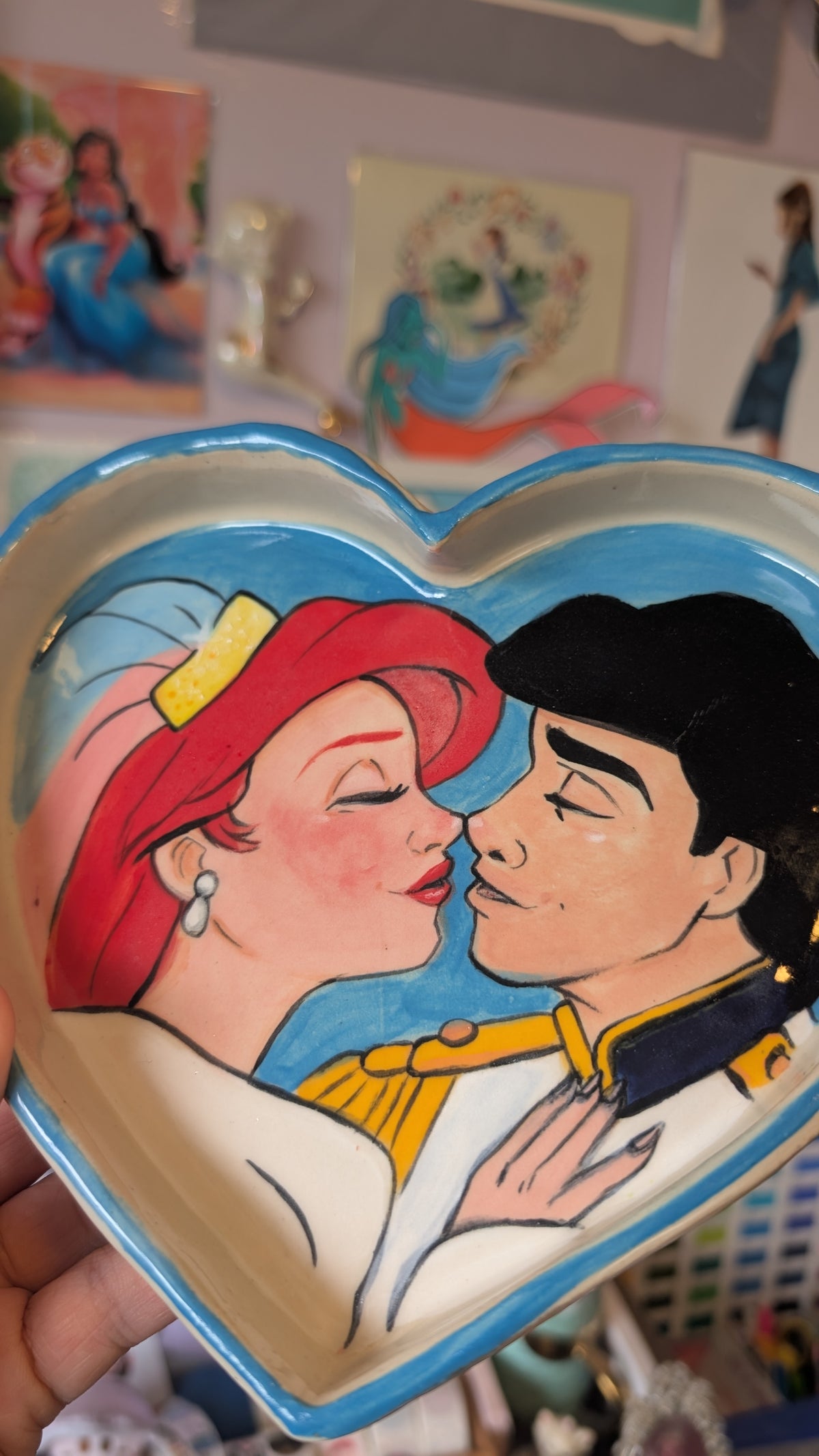 Heart Plate - True Love's Kiss