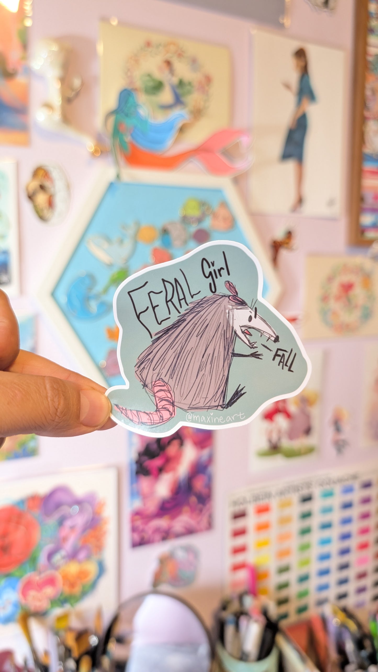 Unhinged Animal - Vinyl Sticker - Set 1