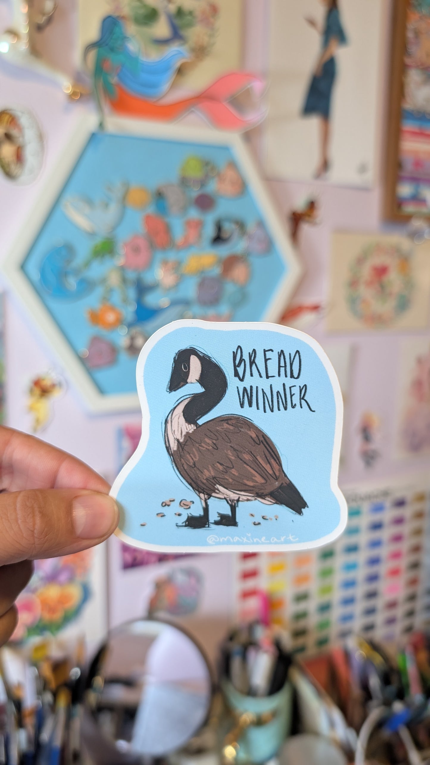 Unhinged Canadian creature - Vinyl Sticker