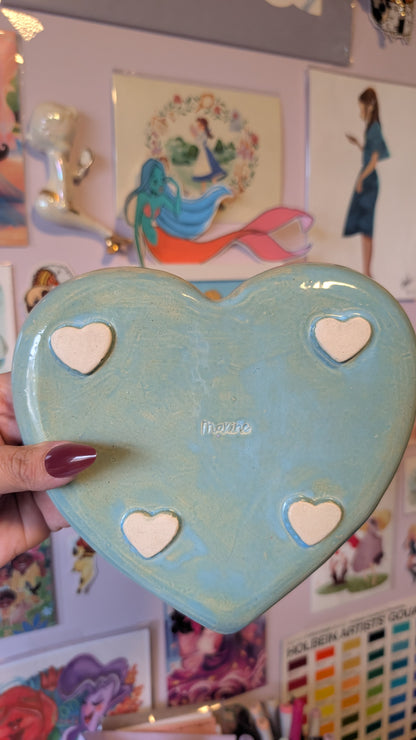 Heart Plate - Purple