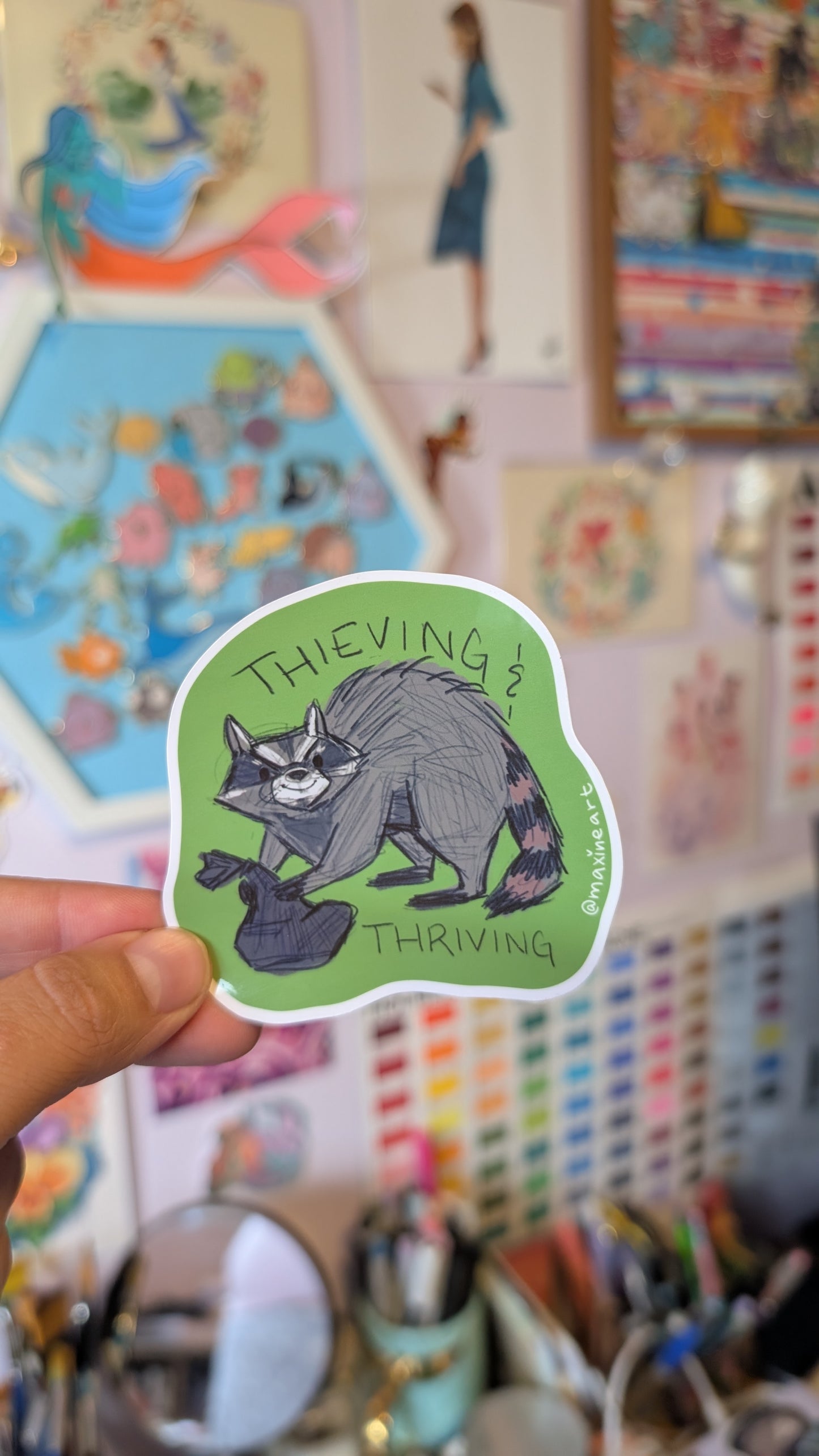 Unhinged Animal - Vinyl Sticker - Set 2