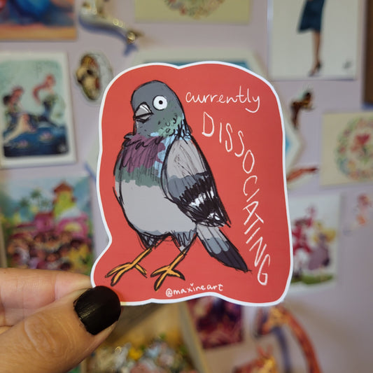 Dissociating - Sticker