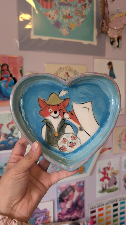 Heart Plate - Just Married