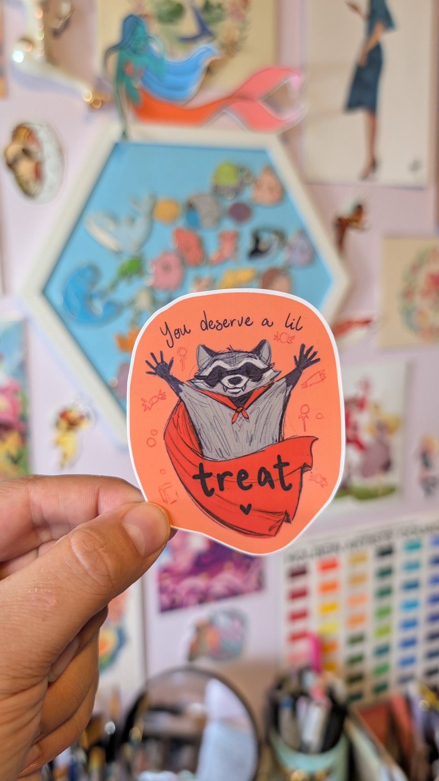 Unhinged Animal - Vinyl Sticker - Set 3