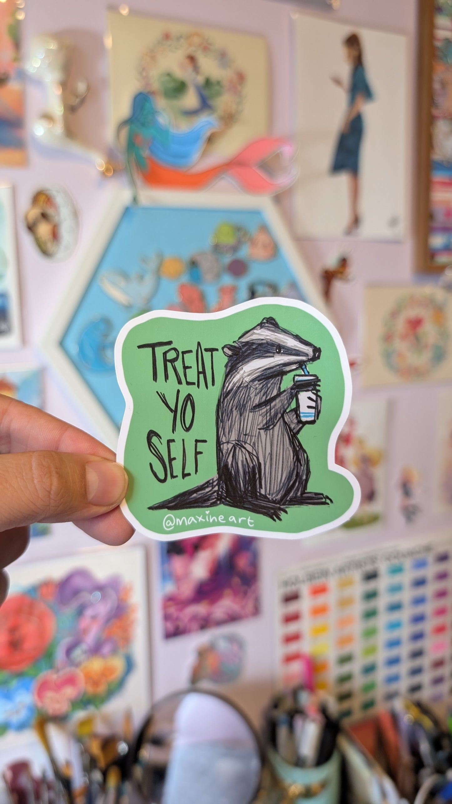 Unhinged Animal - Vinyl Sticker - Set 2