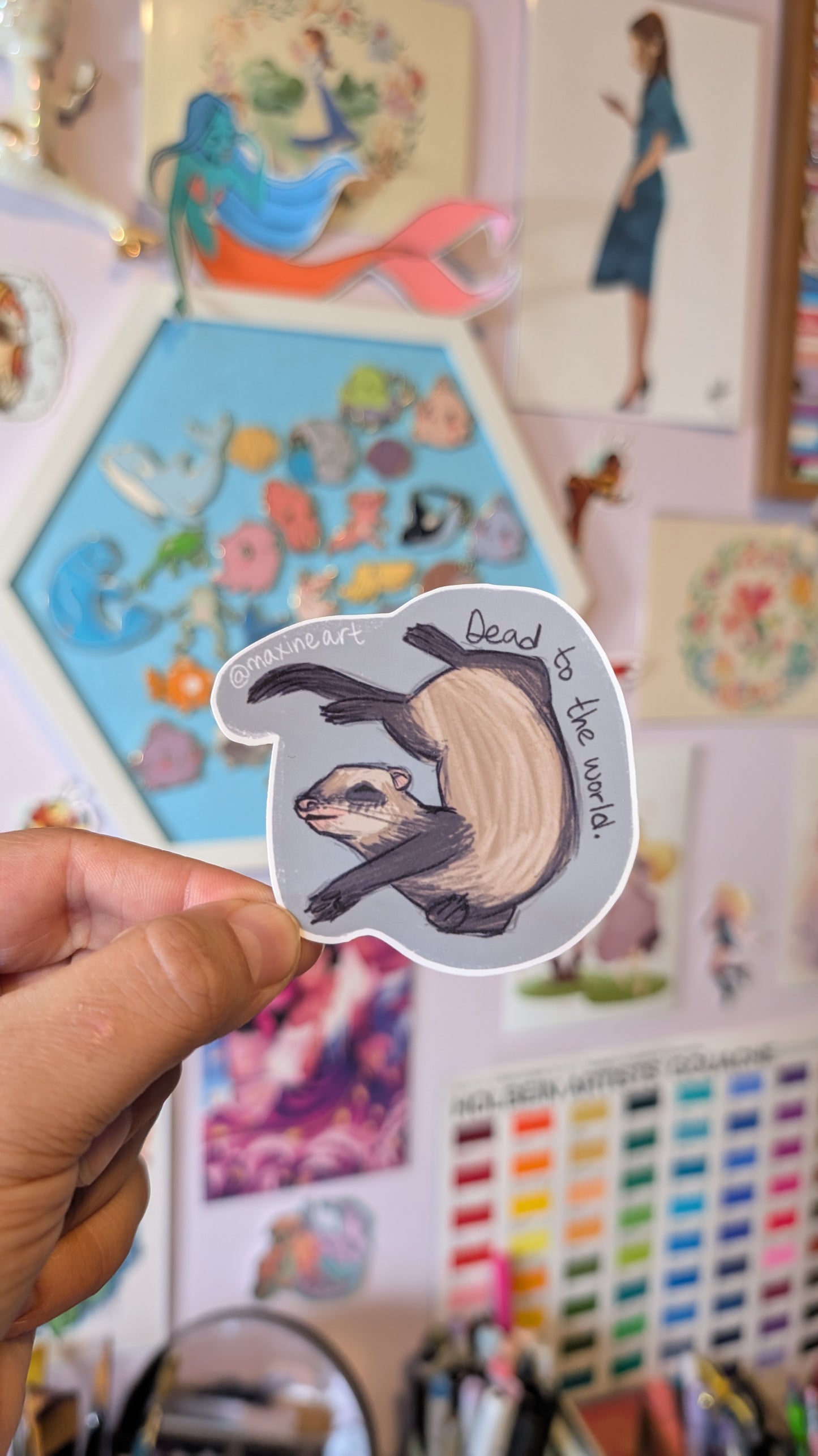 Unhinged Animal - Vinyl Sticker - Set 3