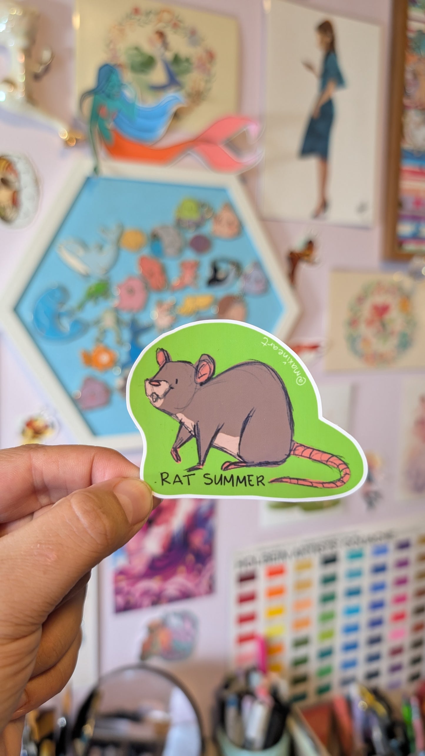 Unhinged Animal - Vinyl Sticker - Set 3