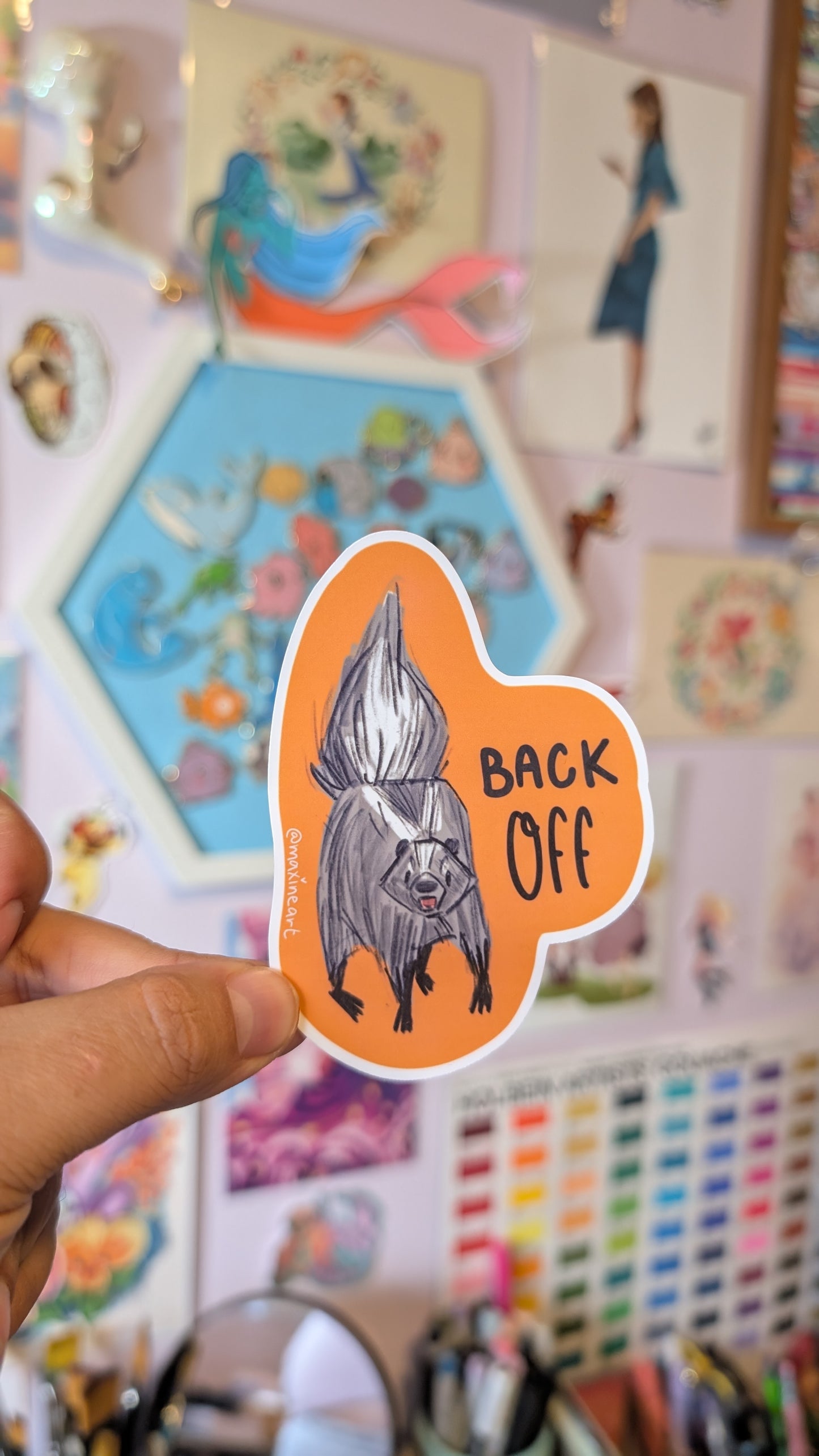 Unhinged Animal - Vinyl Sticker - Set 3