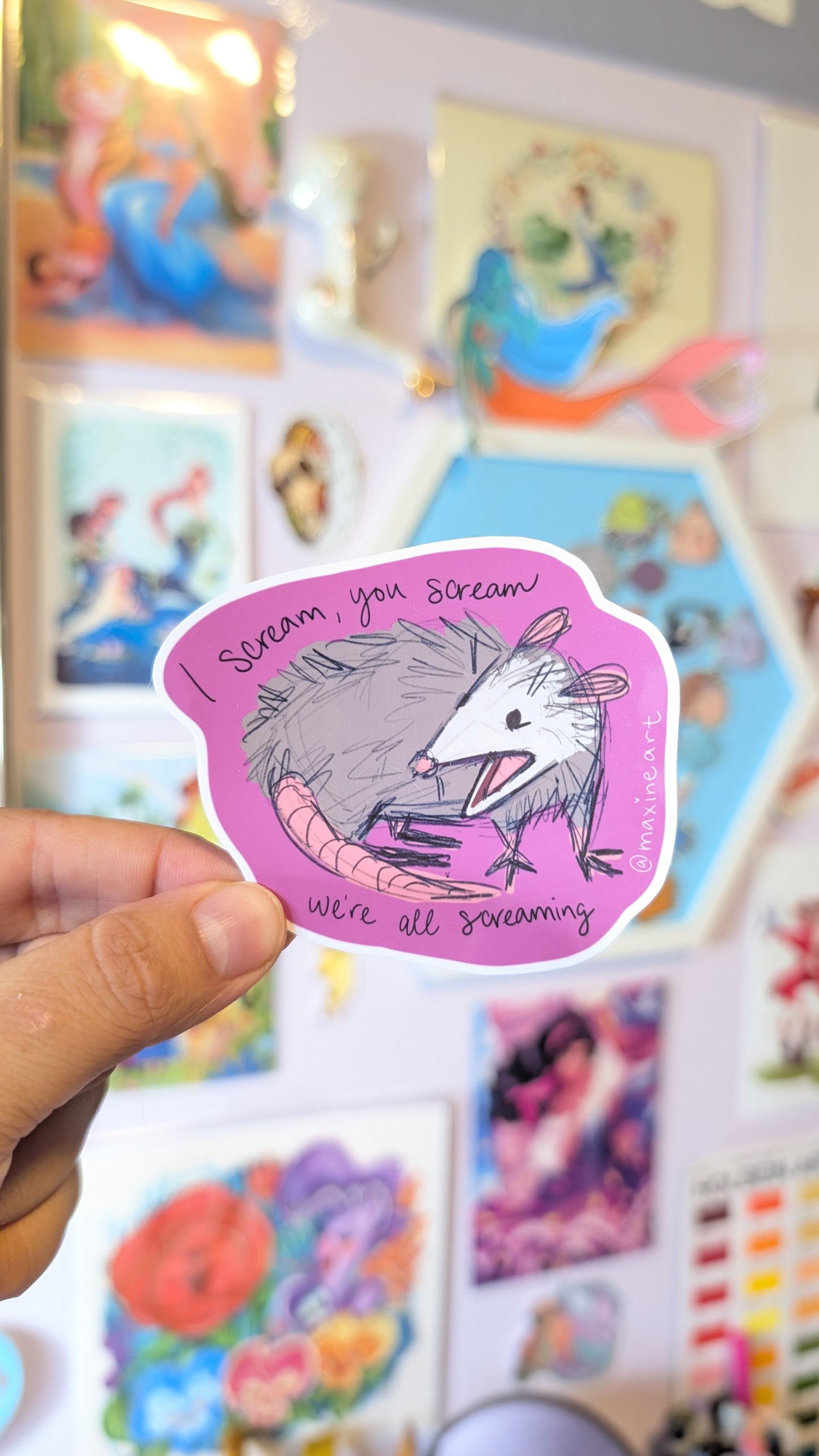 Unhinged Animal - Vinyl Sticker - Set 1