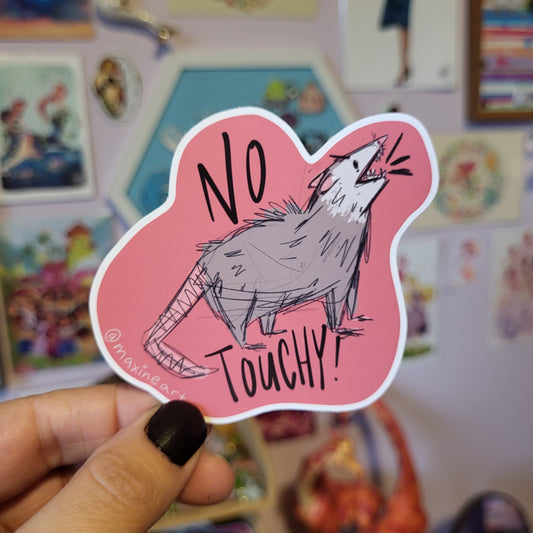 No Touchy - Sticker