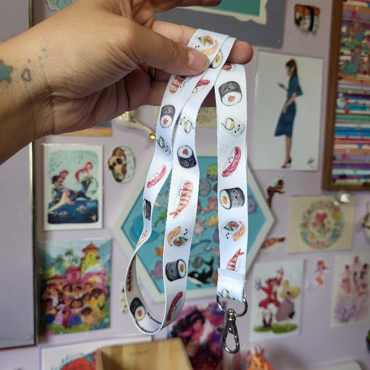 Happy Sushi Lanyard