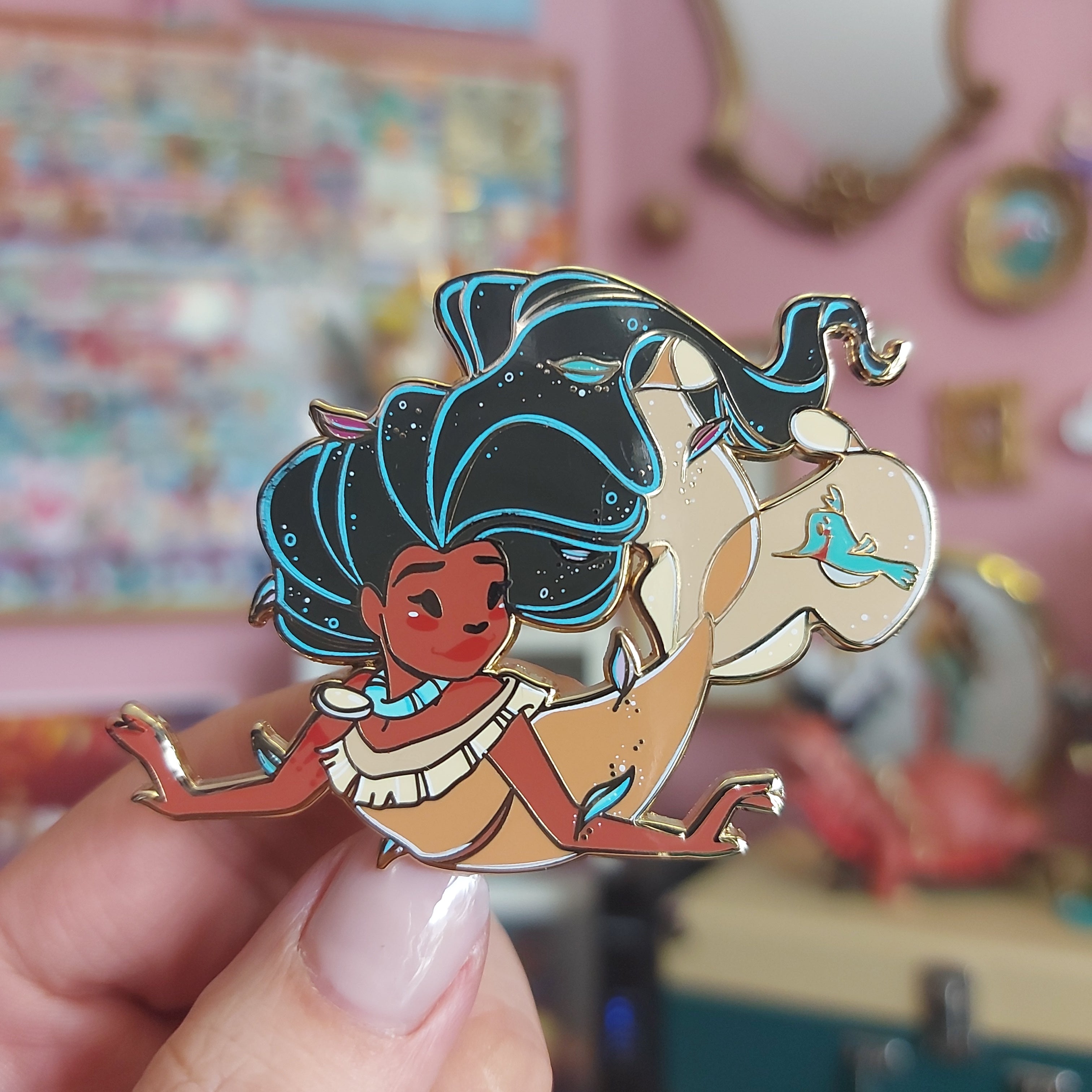 Original halfyashy Pocahontas Mermaid sale Pin