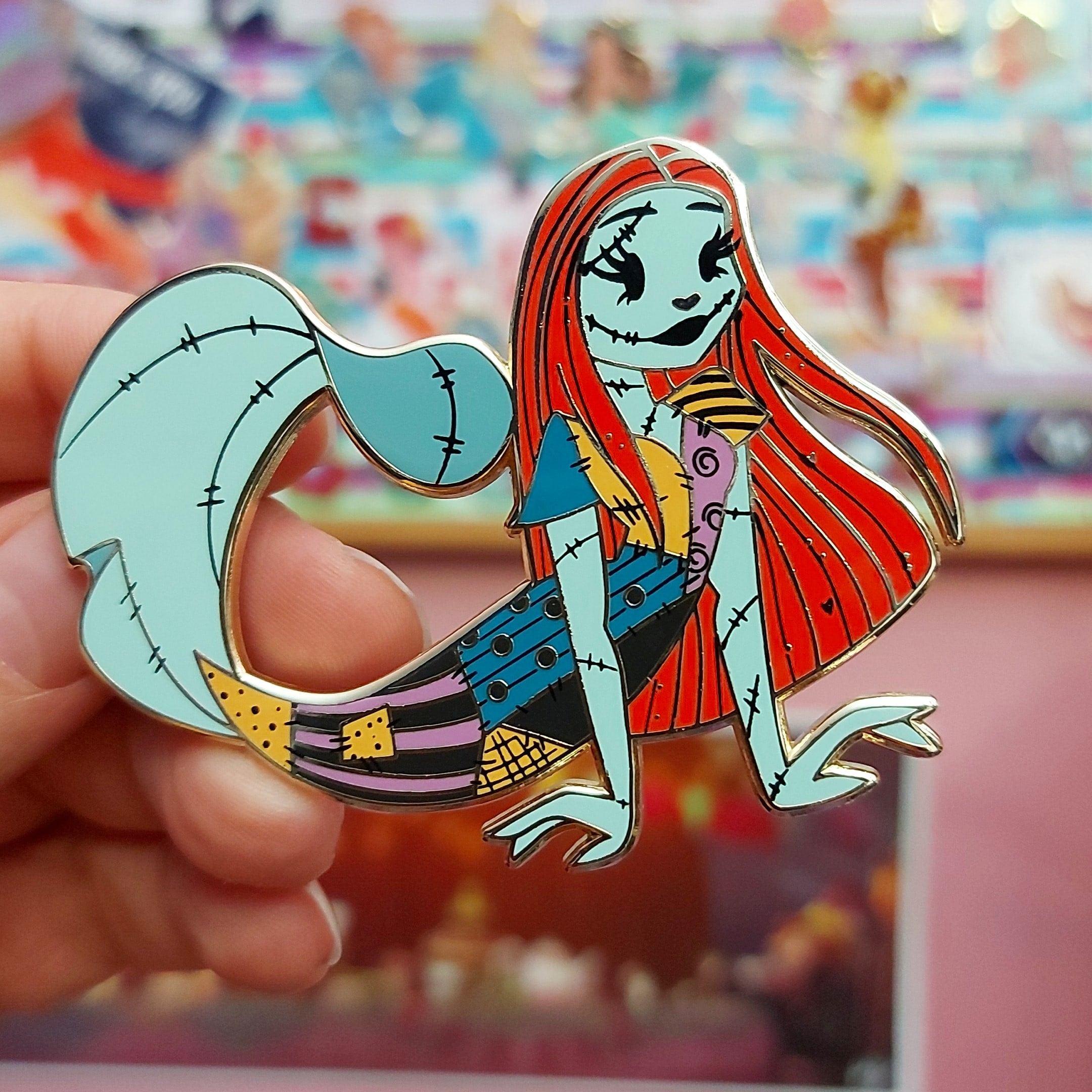 Maxineart Snow White fantasy mermaid pin shops