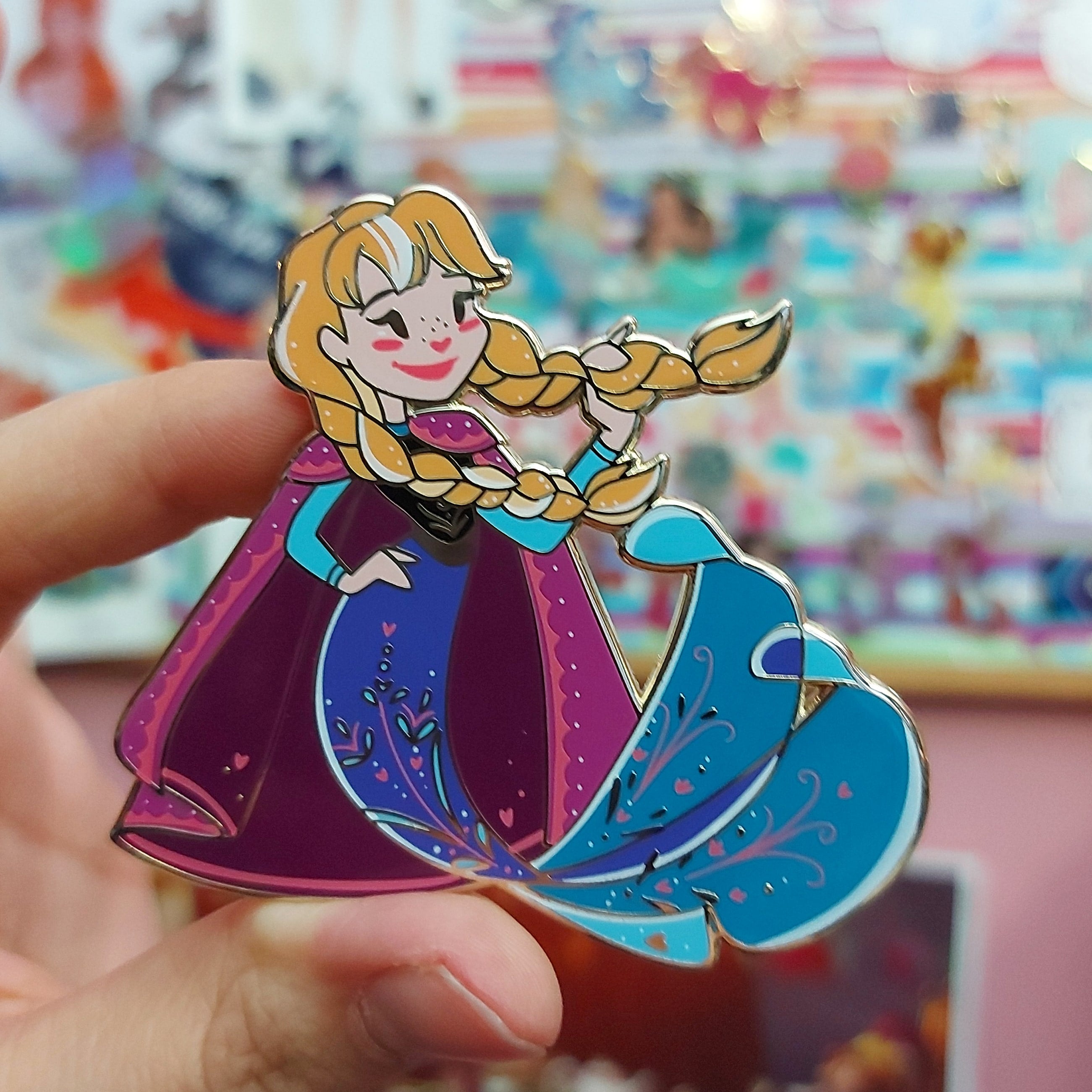 Maxineart Snow White fantasy mermaid pin shops