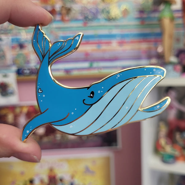 Ocean alphabet - Blue Whale pin