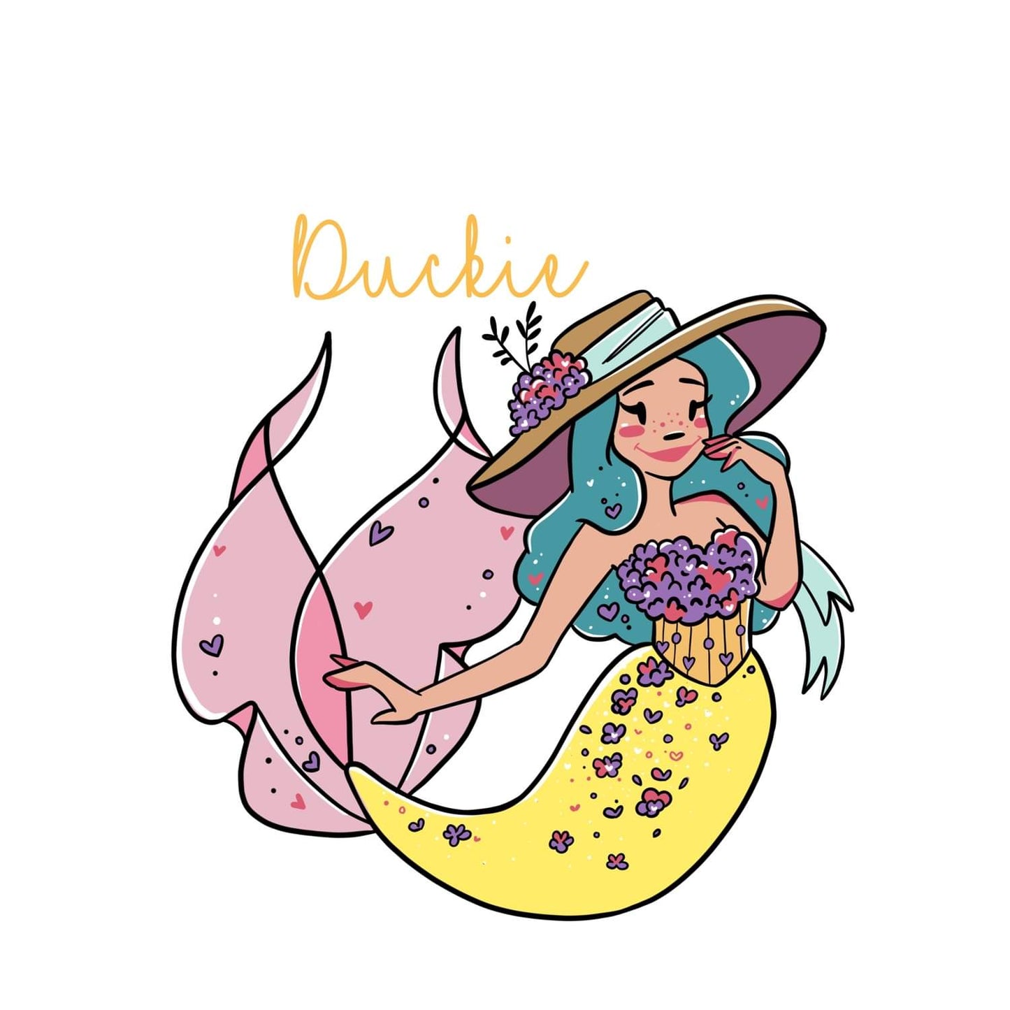 Easter mermaid - Duckie